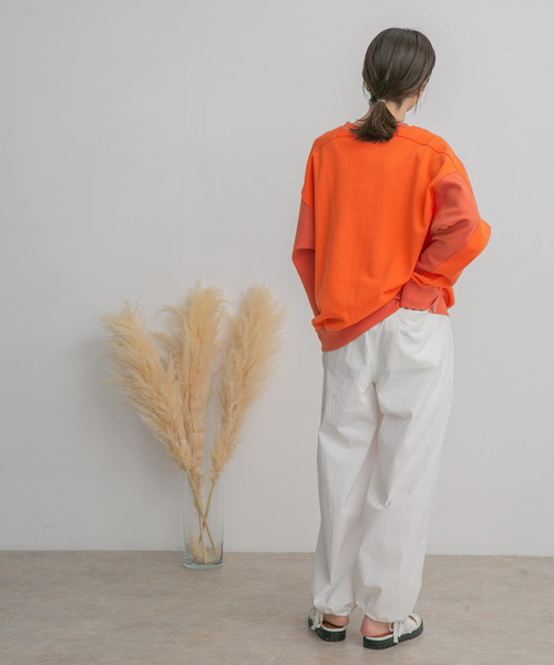 KBF（ケイビーエフ）の「バイカラースウェット（スウェット）」 - WEAR