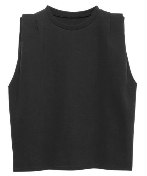 CREDONA(クレドナ)の「パワショルT/T(Tシャツ/カットソー・レディース・ブラック/ネイビー/オフホワイト・FREE)」の20枚目の写真