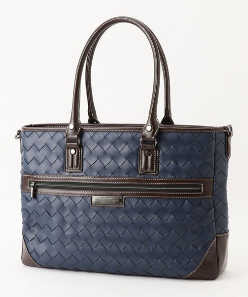 HIDEAWAYS NICOLE(ハイダウェイニコル)の「メッシュトートBAG(トートバッグ・メンズ・ブラック/ネイビー・FREE)」の2枚目の写真