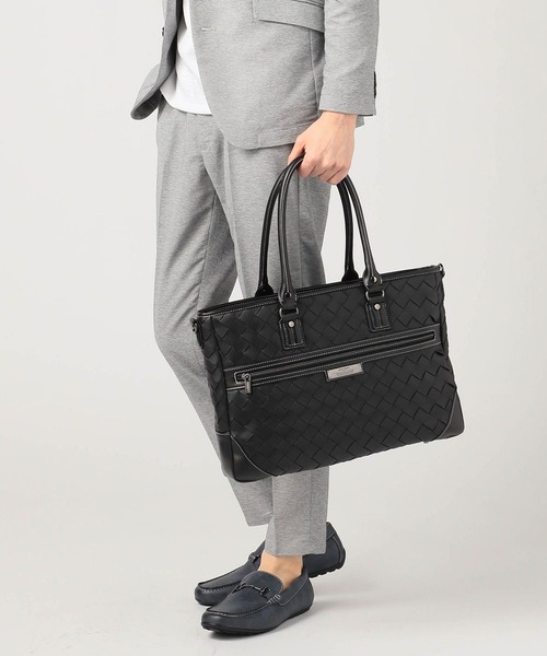 HIDEAWAYS NICOLE(ハイダウェイニコル)の「メッシュトートBAG(トートバッグ・メンズ・ブラック/ネイビー・FREE)」の9枚目の写真