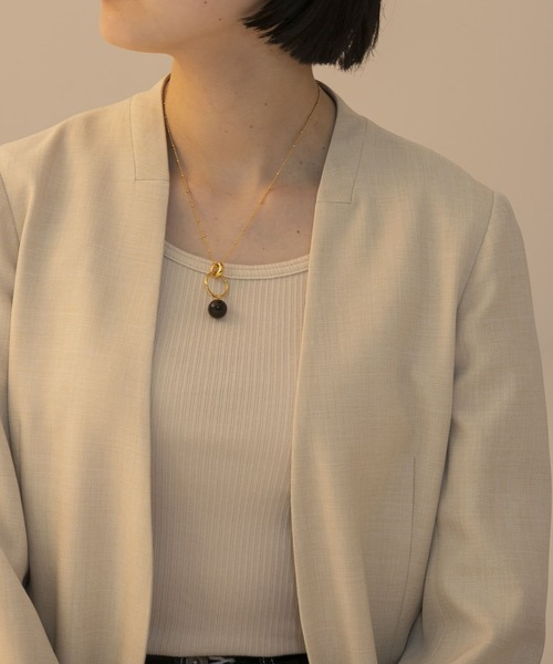 SHYLA(シャイラ)の「SHYLA LAYLA NECKLACE SMOKY BALL(ネックレス・レディース・ゴールド・-)」の9枚目の写真