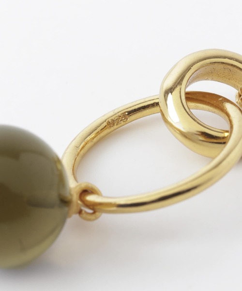 SHYLA(シャイラ)の「SHYLA LAYLA NECKLACE SMOKY BALL(ネックレス・レディース・ゴールド・-)」の2枚目の写真