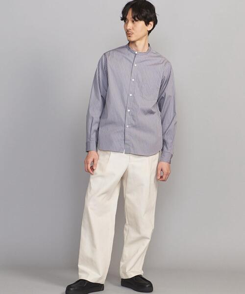 Thingless(シングレス)の「<Thingless> 1PLEAT PANTS/パンツ(その他パンツ・メンズ・ブラック/オフホワイト・S/M/L)」の3枚目の写真
