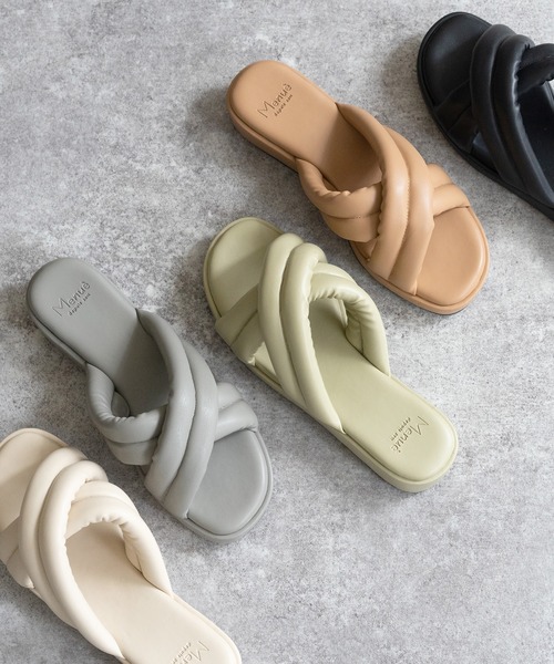 クロスストラップ ローヒール サンダル サンダル Menue メヌエ のファッション通販 Zozotown