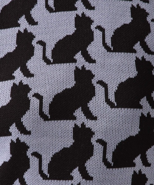 WONDER VISITOR(ワンダービジター)の「WONDER VISITOR/Luna Catニットベスト 2276925(ベスト・レディース・ブラック/ブルー・FREE)」の17枚目の写真