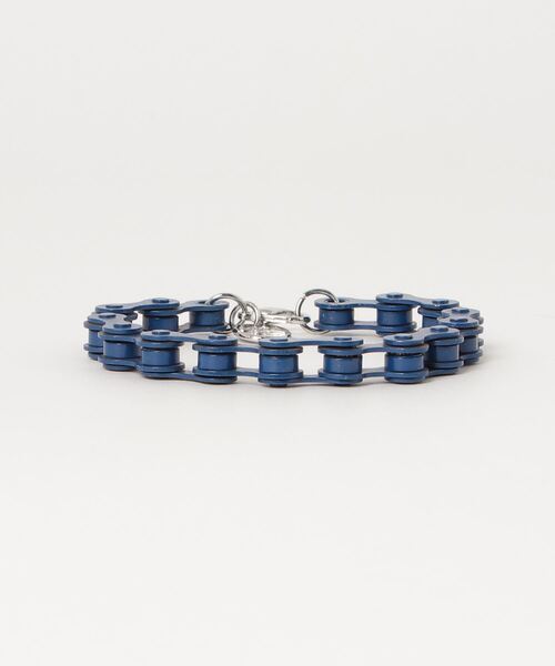 DOUBLE STEAL（ダブルスティール）の「CycleChain Bracelet（ブレスレット・メンズ・ブルー/ブラック・FREE）」の3枚目の写真