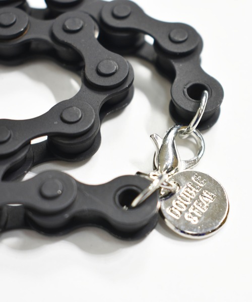 DOUBLE STEAL（ダブルスティール）の「CycleChain Bracelet（ブレスレット・メンズ・ブルー/ブラック・FREE）」の5枚目の写真