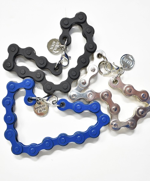 DOUBLE STEAL（ダブルスティール）の「CycleChain Bracelet（ブレスレット・メンズ・ブルー/ブラック・FREE）」の6枚目の写真