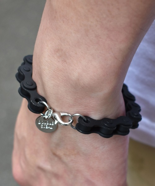 DOUBLE STEAL（ダブルスティール）の「CycleChain Bracelet（ブレスレット・メンズ・ブルー/ブラック・FREE）」の11枚目の写真