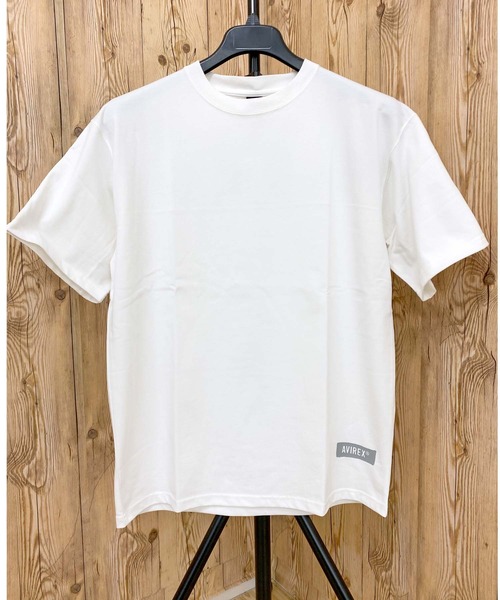 AVIREX(アヴィレックス)の「バックロゴ ワイドシルエット半袖Tシャツ(Tシャツ/カットソー・メンズ・オフホワイト/ブラック・L/M/XXL/XL)」の3枚目の写真