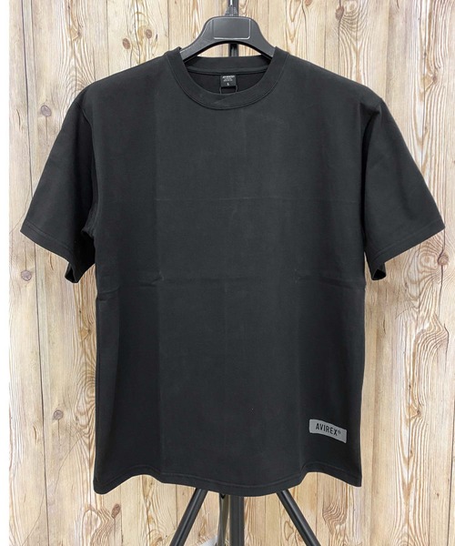 AVIREX(アヴィレックス)の「バックロゴ ワイドシルエット半袖Tシャツ(Tシャツ/カットソー・メンズ・オフホワイト/ブラック・L/M/XXL/XL)」の7枚目の写真