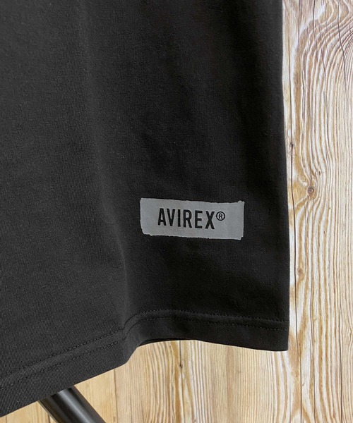 AVIREX(アヴィレックス)の「バックロゴ ワイドシルエット半袖Tシャツ(Tシャツ/カットソー・メンズ・オフホワイト/ブラック・L/M/XXL/XL)」の8枚目の写真