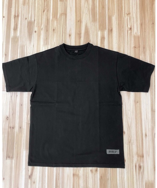 AVIREX(アヴィレックス)の「バックロゴ ワイドシルエット半袖Tシャツ(Tシャツ/カットソー・メンズ・オフホワイト/ブラック・L/M/XXL/XL)」の9枚目の写真