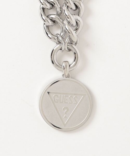Guess(ゲス)の「VINTAGE BEAR Bear Coin Curb Necklace (Silver)(ネックレス・レディース・シルバー・ONE SIZE)」の4枚目の写真