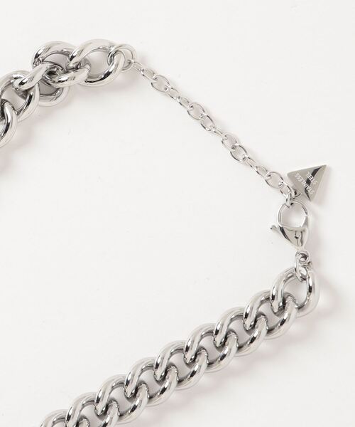 Guess(ゲス)の「VINTAGE BEAR Bear Coin Curb Necklace (Silver)(ネックレス・レディース・シルバー・ONE SIZE)」の5枚目の写真