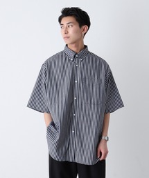 COLONY 2139 | ジャガードストライプボタンダウン半袖シャツ(シャツ/ブラウス)