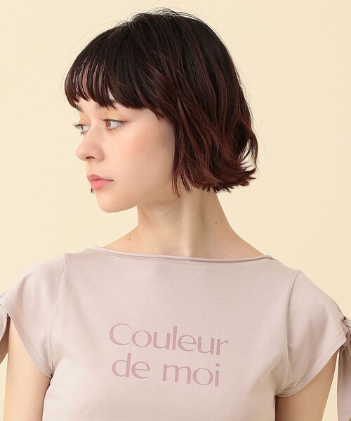 DEICY（デイシー）の「Couleuer de moi リボンプルオーバー（Tシャツ/カットソー・レディース・ブラック/オフホワイト/ピンク・FREE）」の13枚目の写真