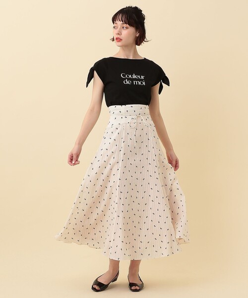 DEICY（デイシー）の「Couleuer de moi リボンプルオーバー（Tシャツ/カットソー・レディース・ブラック/オフホワイト/ピンク・FREE）」の14枚目の写真