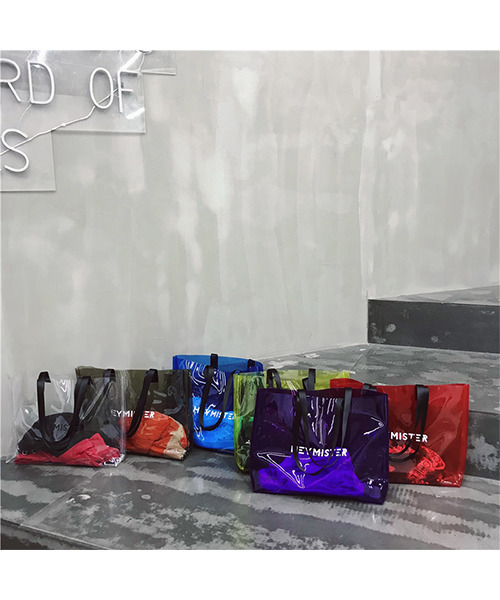 c.u.l(シーユーエル)の「【c.u.l】PVC クリアカラートートバッグ cula367(トートバッグ・レディース・パープル/ブラウン/ブルー/レッド/クリア・FREE)」の17枚目の写真