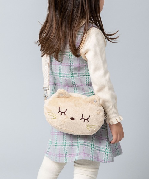 KP DECO（ケーピーデコ）の「うさぎとねこの2WAYポシェット（ショルダーバッグ・キッズ・ピンク/オフホワイト・FREE）」の10枚目の写真