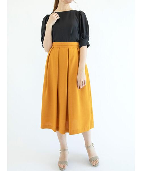 Te chichi（テチチ）の「ツイル袖ボリュームブラウス（シャツ/ブラウス・レディース・ブラック/ベージュ/サックスブルー・ﾌﾘ-）」の5枚目の写真