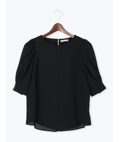 Te chichi（テチチ）の「ツイル袖ボリュームブラウス（シャツ/ブラウス・レディース・ブラック/ベージュ/サックスブルー・ﾌﾘ-）」の16枚目の写真