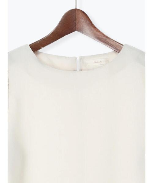 Te chichi（テチチ）の「ツイル袖ボリュームブラウス（シャツ/ブラウス・レディース・ブラック/ベージュ/サックスブルー・ﾌﾘ-）」の20枚目の写真