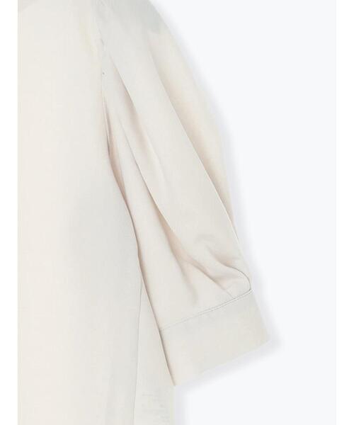 Te chichi（テチチ）の「ツイル袖ボリュームブラウス（シャツ/ブラウス・レディース・ブラック/ベージュ/サックスブルー・ﾌﾘ-）」の21枚目の写真