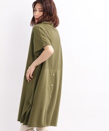 SHOO・LA・RUE | リップルバック釦ワンピース(ワンピース)