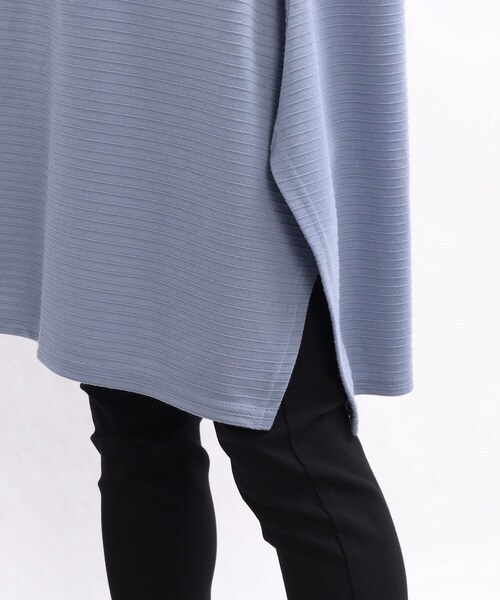 SHOO・LA・RUE(シューラルー)の「◆リップルバック釦ワンピース(ワンピース・レディース・ライトブルー/ブラック/カーキ・02/03/04)」の5枚目の写真