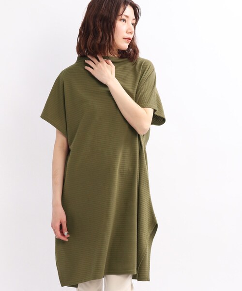 SHOO・LA・RUE(シューラルー)の「◆リップルバック釦ワンピース(ワンピース・レディース・ライトブルー/ブラック/カーキ・02/03/04)」の13枚目の写真