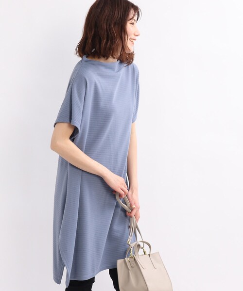 SHOO・LA・RUE(シューラルー)の「◆リップルバック釦ワンピース(ワンピース・レディース・ライトブルー/ブラック/カーキ・02/03/04)」の19枚目の写真