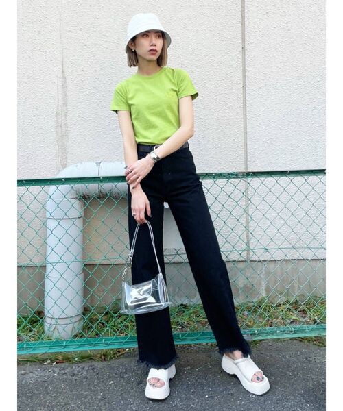 EMODA(エモダ)の「バルキーウェッジサンダル(サンダル・レディース・ブルー/ホワイト/ブラック・SMALL/LARGE/MEDIUM)」の7枚目の写真