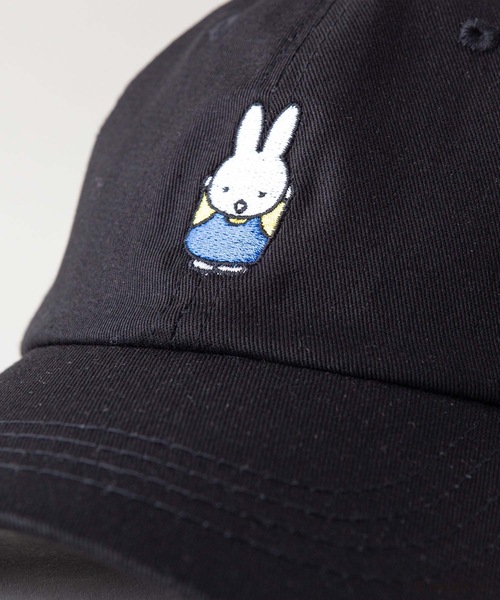 Miffy（ ミッフィー）の「【MIFFY/ミッフィー】ワンポイント刺繍キャップ（キャップ・メンズ・スミクロ/ベージュ/ブラック/ライトグレー・58cm）」の10枚目の写真