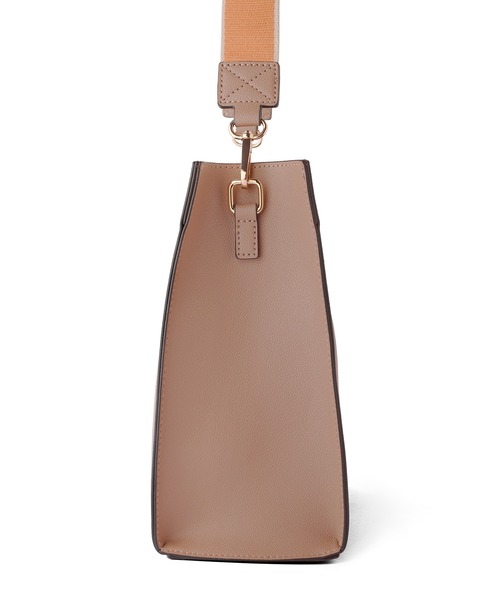 ANEMONE（アネモネ）の「ミニケース付きポイントカラースクエア2WAYバッグ（ショルダーバッグ・レディース・オフホワイト/グレー/ブラウン系その他・FREE）」の7枚目の写真