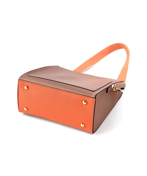 ANEMONE（アネモネ）の「ミニケース付きポイントカラースクエア2WAYバッグ（ショルダーバッグ・レディース・オフホワイト/グレー/ブラウン系その他・FREE）」の8枚目の写真