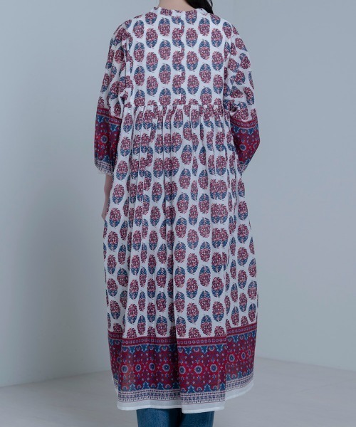 LUPILIEN（ルピリアン）の「Made in indiaダマスク柄プリント　ワンピース（ワンピース・レディース・ブラック/ネイビー/オフホワイト・FREE）」の9枚目の写真