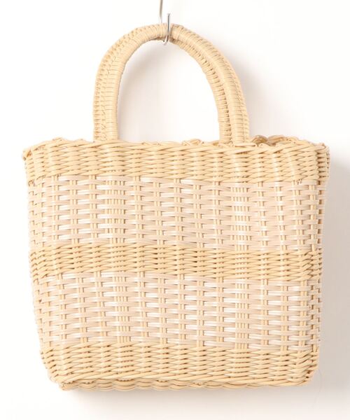 Samansa Mos2（サマンサ モスモス）の「メルカドバッグ（トートバッグ・レディース・モカ/ラベンダー/ベージュ・ﾌﾘ-）」の9枚目の写真