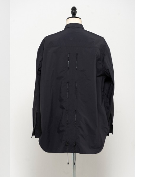 NILoS(ニルズ)の「NILoS/ニルズ/NYLON RIP STOP/800SHM1(シャツ/ブラウス・メンズ・ホワイト/ブラック・2/3)」の5枚目の写真