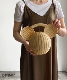 MICKEY MOUSE（ミッキーマウス）の「KIS Design:MICKEY MOUSE / Wicker bag S（かごバッグ・メンズ）」
