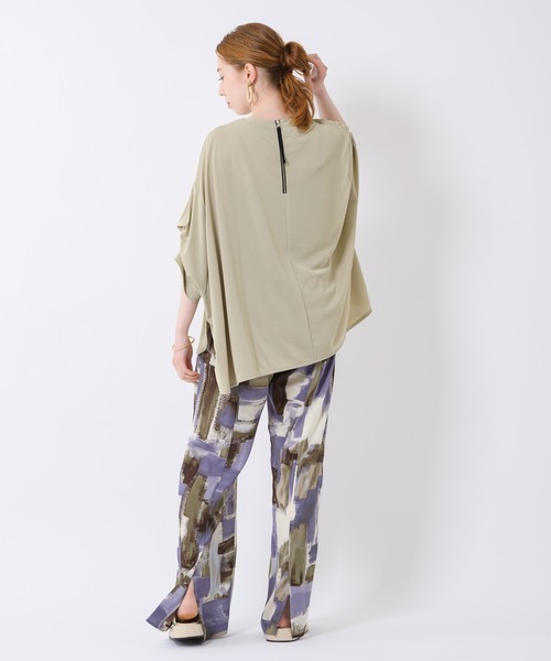 Paradise Picnic（パラダイスピクニック）の「Lallia Mu ペイントグラフィックパンツ（その他パンツ・レディース・イエロー/ラベンダー・FREE）」の4枚目の写真