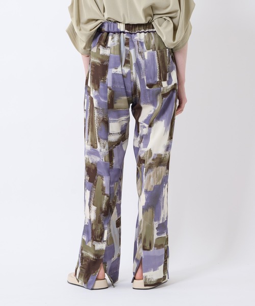 Paradise Picnic（パラダイスピクニック）の「Lallia Mu ペイントグラフィックパンツ（その他パンツ・レディース・イエロー/ラベンダー・FREE）」の5枚目の写真