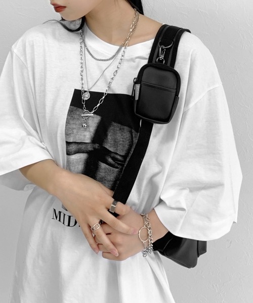 LVEU.(ラブユ.)の「2way faux leather mini ruck sack with pouch / 2way合皮ミニリュックポーチ付き(バックパック/リュック・レディース・ブラック・FREE)」の13枚目の写真