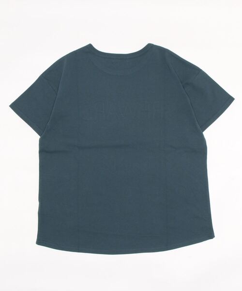 Samansa Mos2（サマンサ モスモス）の「ぽこぽこ刺繍半袖Tシャツ（Tシャツ/カットソー・レディース・オフホワイト/ピンク/グリーン/チャコール/ベージュ・ﾌﾘ-）」の16枚目の写真