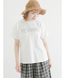 Samansa Mos2 | ぽこぽこ刺繍半袖Tシャツ(Tシャツ/カットソー)