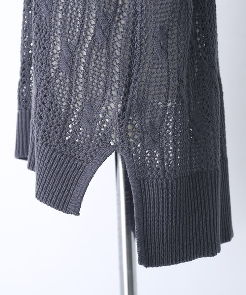 osharewalker(オシャレウォーカー)の「【廃盤】『オリジナル柄透かし編みニットベスト』(ベスト・レディース・ネイビー/ライトベージュ・FREE)」の19枚目の写真