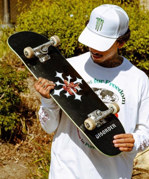 HLNA（エイチエルエヌエー）の「【Disorder Skateboards】DISORDER SLITHER DECK（スポーツグッズ・メンズ・ブラック・MEDIUM/LARGE）」の5枚目の写真