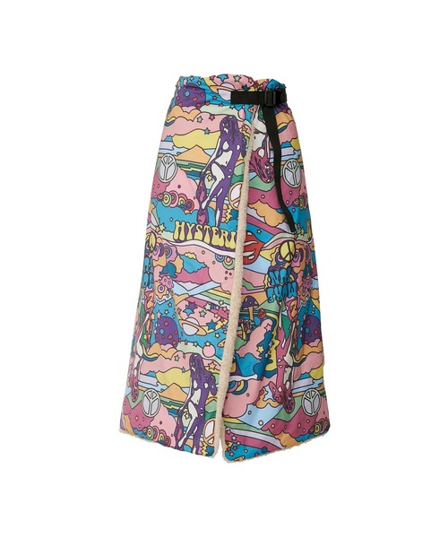 HYSTERIC GLAMOUR（ヒステリックグラマー）の「MORE FUN ピローブランケット（ブランケット・レディース・グリーン系カモフラージュ/その他2・FREE）」の6枚目の写真