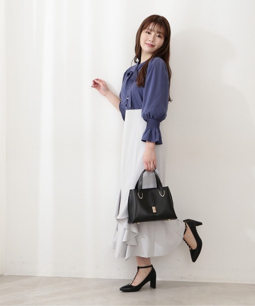 PROPORTION BODY DRESSING（プロポーションボディドレッシング）の「ラッフルマーメイドスカート / 1212220806（スカート・レディース・ブラウン/グレー/カーキ・SMALL/MEDIUM）」の16枚目の写真