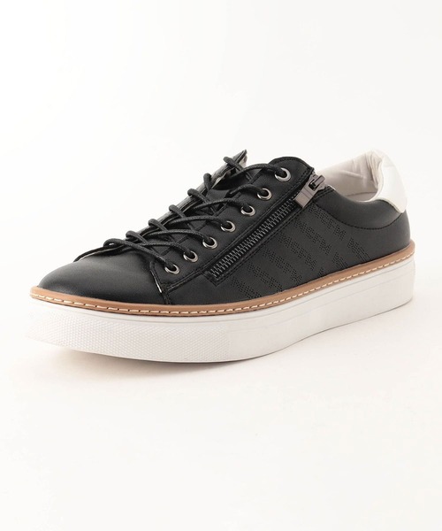 NICOLE CLUB FOR MEN(ニコルクラブフォーメン)の「サイドZIPスニーカー(スニーカー・メンズ・ブラック/ホワイト・27.5cm/25.5cm/26.5cm)」の5枚目の写真